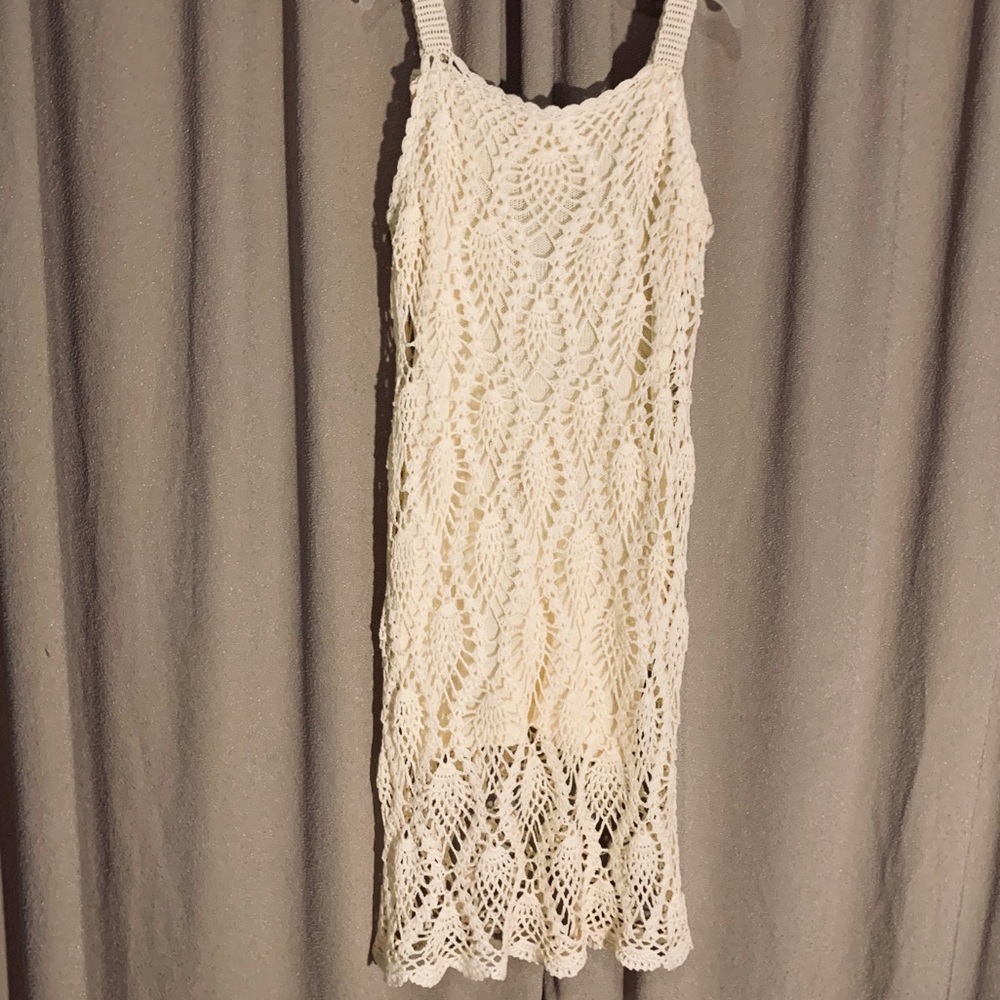 Crochet Dress  in Color cream from Spain.